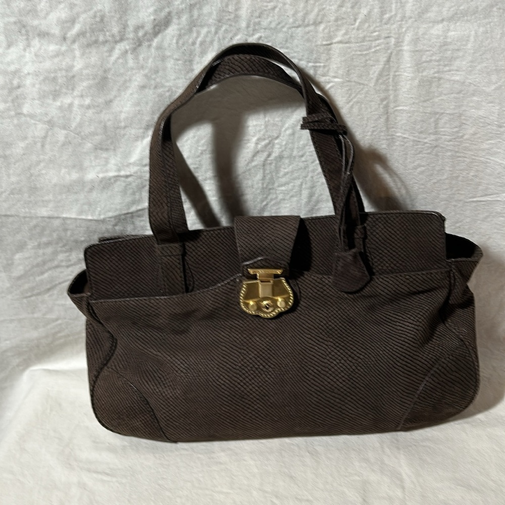 Talbots brown leather bag - Picture 4 of 8